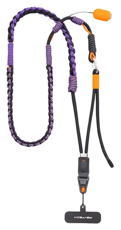 PGYTECH LinkGo P-PG-061 fialová / Popruh na telefon / nastavitelná délka 111-136 cm / nosnost 10 kg