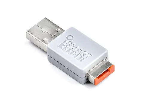 SmartKeeper Basic USB Stick 32GB oranžová / Flash Disk / uzamykatelný