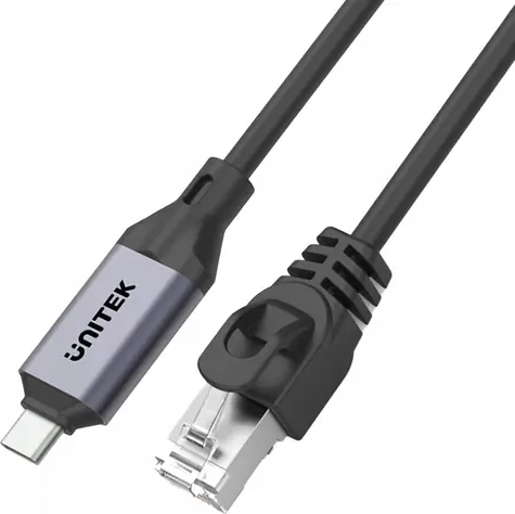 Unitek C18148AGY01-1M / Adaptér / USB-C (M) - RJ-45 / LAN / 1 m