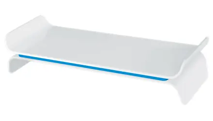 Leitz WOW modro-bílá / Stojan pod monitor / do 27