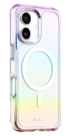 LAUT AERO HOLO Holo Pearl / Ochranný kryt / Apple iPhone 17 / MagSafe / holografický vzhled / odolnost 6,4 m