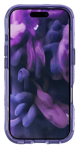 LAUT Crystal Matter X Purple Crystal / Ochranný kryt / iPhone 17 Pro / MagSafe / průhledný