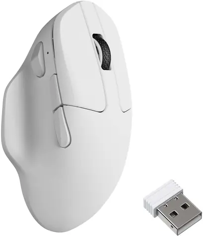 Keychron M7 8K bílá (M7-A24) / Herní myš / optická / drátová / 8000 Hz