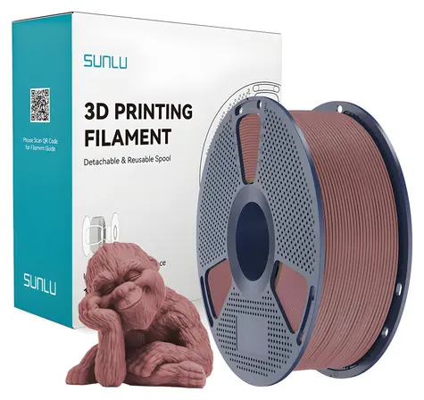 Sunlu Filament Wood třešeň / Struna pro 3D tiskárnu / dřevěný filament / 1 kg