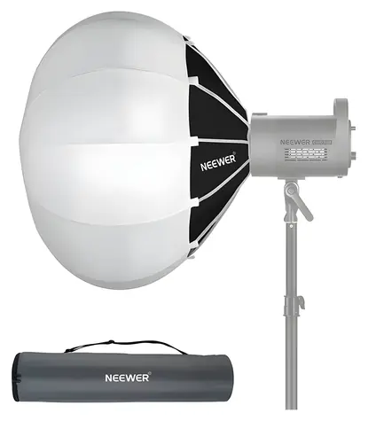 Neewer Softbox 65 cm / Lucernový / Bowens mount / 360° svícení / skládací / taška v balení