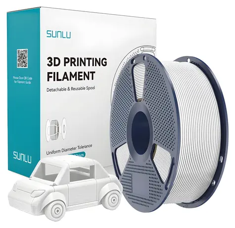 Sunlu PETG bílá / Filament / PETG / 1 kg