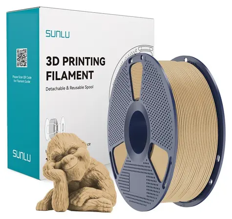 Sunlu Filament Wood javor / Struna pro 3D tiskárnu / dřevěný filament / 1 kg