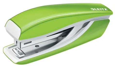 Leitz NeXXt 5528 zelená / Sešívačka / mini / kapacita 10 listů / drátky č. 10