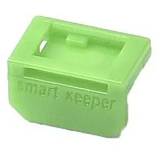 SmartKeeper Mini zelená / Blokovač portů / Mini DisplayPort / 10 ks