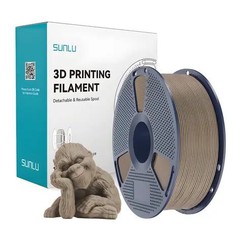 Sunlu Filament Wood / Struna pro 3D tiskárnu / dřevěný filament / 1 kg