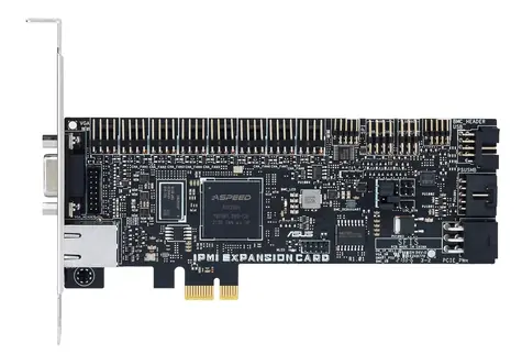 Asus IPMI Expansion Card / Rozšiřující karta / PCIe / RJ-45 / VGA