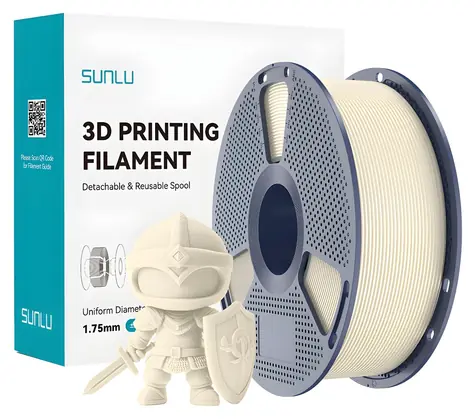 Sunlu PLA+ slonová kost / Filament / PLA / 1,75 mm / 1 kg