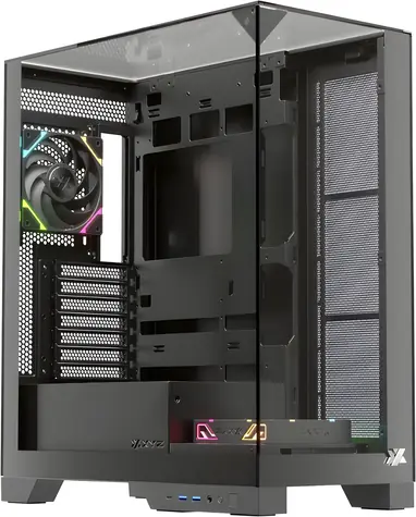 XYZ PC GEAR Trifecta ARGB černá / PC skříň / ARGB podsvícení