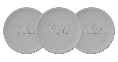 Yale Dot stříbrná / Doplněk pro chytrou domácnost / 3 ks