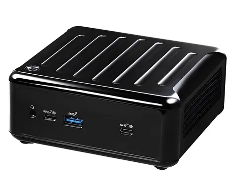 ASRock Barebone NUC-Box-1165G7 černá / Barebone mini PC / Intel Core i7-1165G7 / DDR4 / HDMI / USB-C / 2x LAN