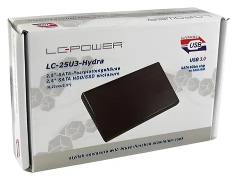LC Power LC-25U3-Hydra černá / Box pro 2,5