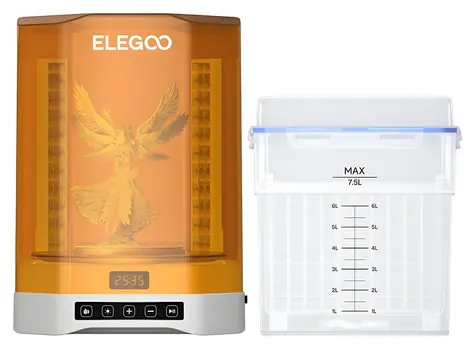 ELEGOO Mercury Plus 3.0 / Mycí a vytvrzovací stanice / IPA nádoba 7,5 l / UV vytvrzování / rotační stůl / 48 W