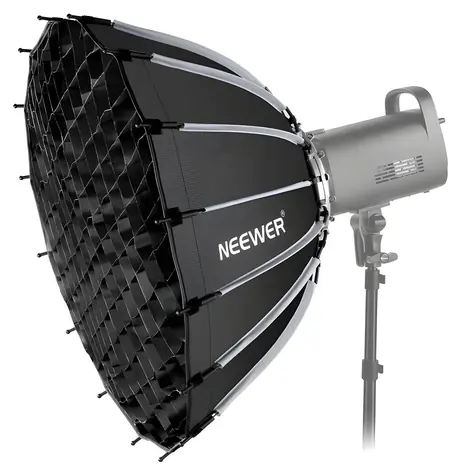 Neewer Softbox 65 cm / Parabolický / Bowens mount / 2x difuzor / voštinová mřížka