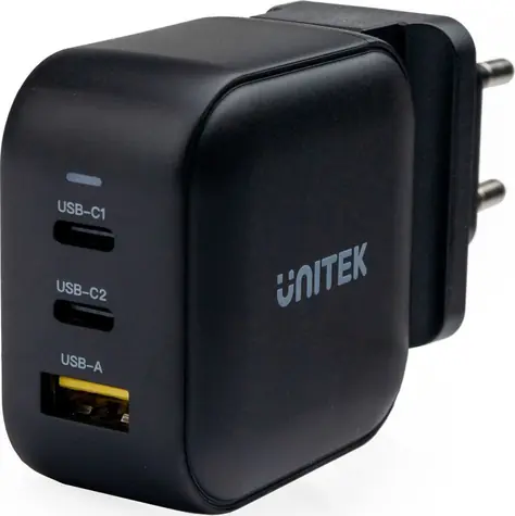 Unitek P1108AWH bílá / Nabíječka / 1x USB-A / 2x USB-C / 3,25 A