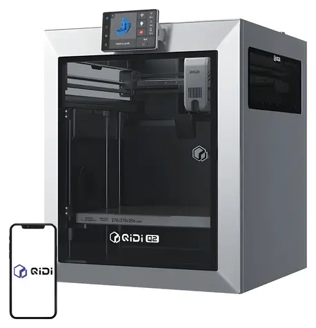 QiDi Q2 / 3D tiskárna / FDM / CoreXY / 270×270×256 mm / rychlost 600 mm/s / Wi-Fi