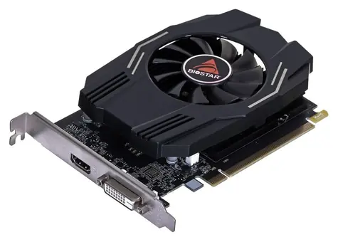 Biostar GeForce GT 1030 4GB / Grafická karta / 1152 MHz / GDDR4 2100 MHz / 64bit / PCIe 4.0 / DVI-D + HDMI