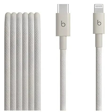 Apple Beats kabel USB-C - Lightning 1,5 m Stone / Datový kabel