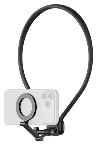 AOCHUAN Free MG1 černá / Držák na krk / magnetické uchycení / 360° otočení / 3osá konstrukce