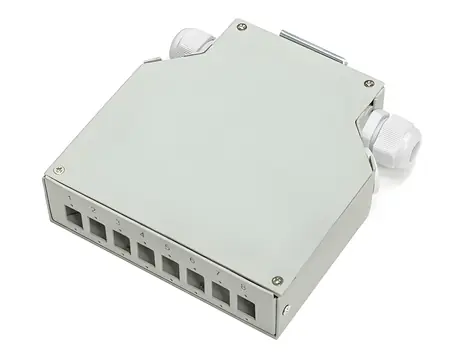 OEM Optický box na DIN lištu 8x SC simplex / Optický box