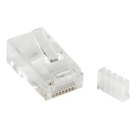 StarTech Modulární konektor RJ45 CAT6 / Konektor / Průhledná / 50 ks/balení
