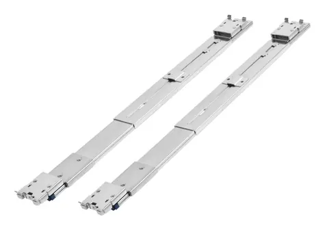 SilverStone RMS08-20 stříbrná / Posuvné lišty pro rack / 430 mm / nosnost 45 kg