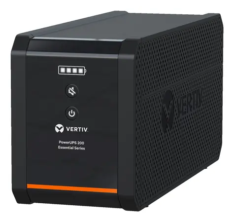 Vertiv PowerUPS 200 Essential černá / UPS / Line-Interactive / 2200VA / 1225W / 6x Schuko