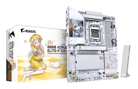 GIGABYTE B850 AORUS ELITE-P ICE / B850 / 4x DDR5 / 1x 5GLAN / Wi-Fi 7 / ATX
