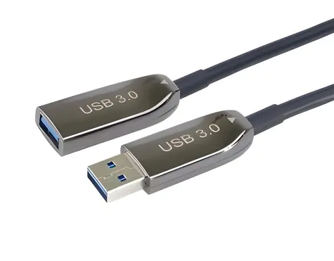 PremiumCord optický AOC kabel USB 3.0 A(M)-A(F) 15m / Prodlužovací kabel / Aktivní optický (AOC)