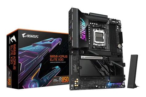 GIGABYTE B850 AORUS ELITE X3D / Základní deska / AMD B850 / DDR5 / SATA III RAID / USB / 5GLAN / M.2 / sc.AM5 / ATX