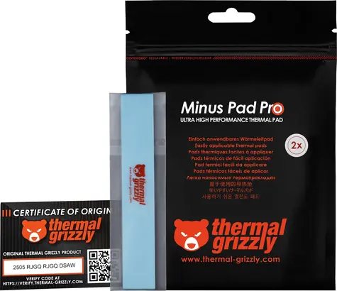 Thermal Grizzly Minus Pad Pro (120 x 20 x 2 mm) / Teplovodivá podložka / 2 ks