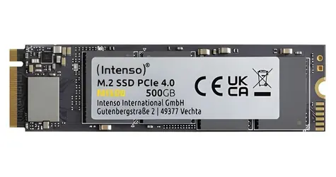 Intenso MI500 500GB / Interní SSD disk / M.2 2280 / PCIe 4.0 x4 / NVMe 1.4