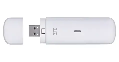 ZTE MF833N bílá / LTE USB modem / 4G/3G / 150 Mbit/s / microSD slot