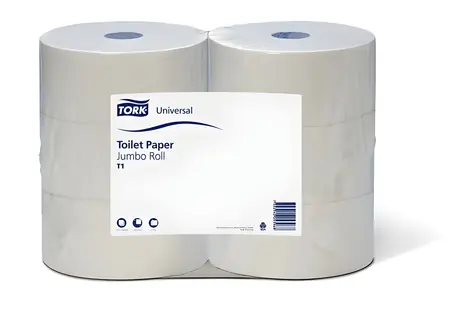 Tork Universal T1 Jumbo přírodní / Toaletní papír v roli / 480 m / 9,4 cm / 1vrstvý / 6 ks