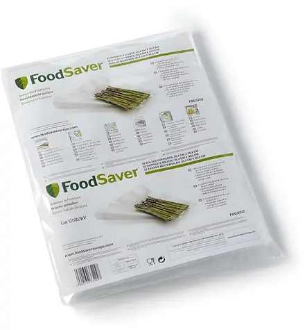 FoodSaver FSB3202-I bílá / Sáčky do vakuovačky / 32 ks / 280 x 360 mm / do mrazáku i mikrovlnky