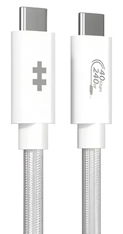 Targus HyperDrive USB4 Performance bílá / USB kabel / USB4