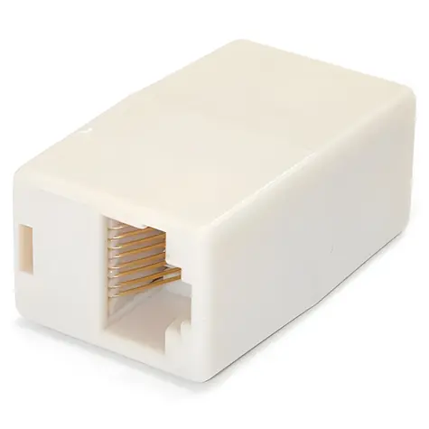 StarTech RJ45 spojka CAT5e béžová / Spojka / RJ-45 na RJ-45 / UTP / 10 ks