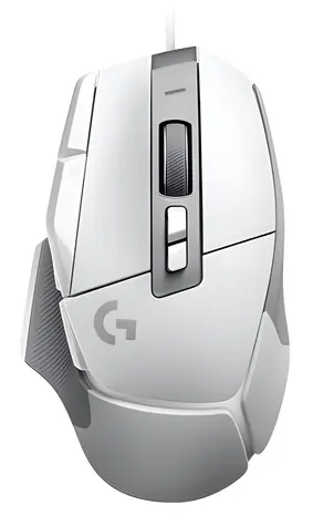 Logitech G502 X bílá / Herní myš / optický senzor / 25600 DPI / 13 tlačítek / USB