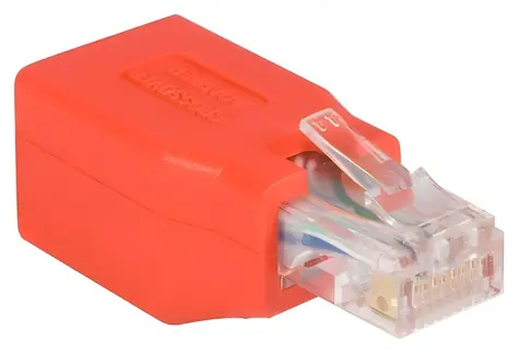 StarTech Ethernet crossover adaptér červená / Adaptér / RJ-45 / RJ-45 / křížené zapojení