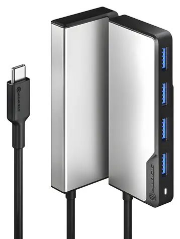 Alogic Fusion Swift USB-C Hub Space Gray / USB hub / 4 porty