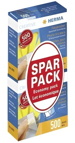Herma / Fotoštítky oboustranné / twin pack 2x 500 ks