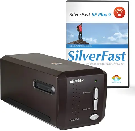 Plustek OpticFilm 8300i SilverFast SE černá / Skener / diapozitivů a filmů