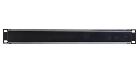 StarTech 1U kabelový organizér / Panel pro správu kabelů / ocel / černá / 483 mm