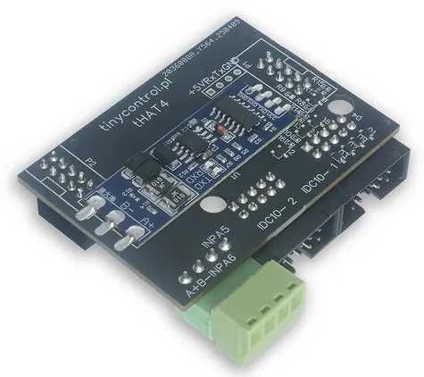 Tinycontrol tHAT4 / Rozšiřující modul / 2x IDC10 / pro LAN ovladač LK3.9