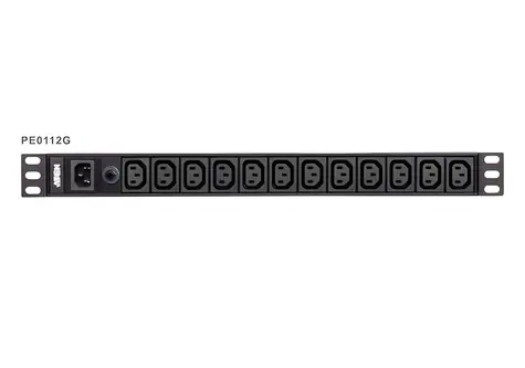 Aten PE0112 / Rozvodný panel PDU / 1U / 12x C13 / 10A / Vstup IEC C14