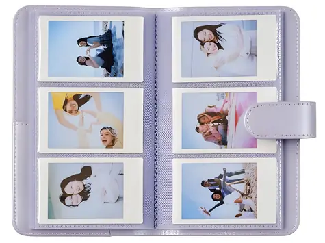 Fujifilm Instax Mini 13 Album Dreamy Purple / Fotoalbum / Pro instax mini fotografie / 108 fotografií / PU kůže